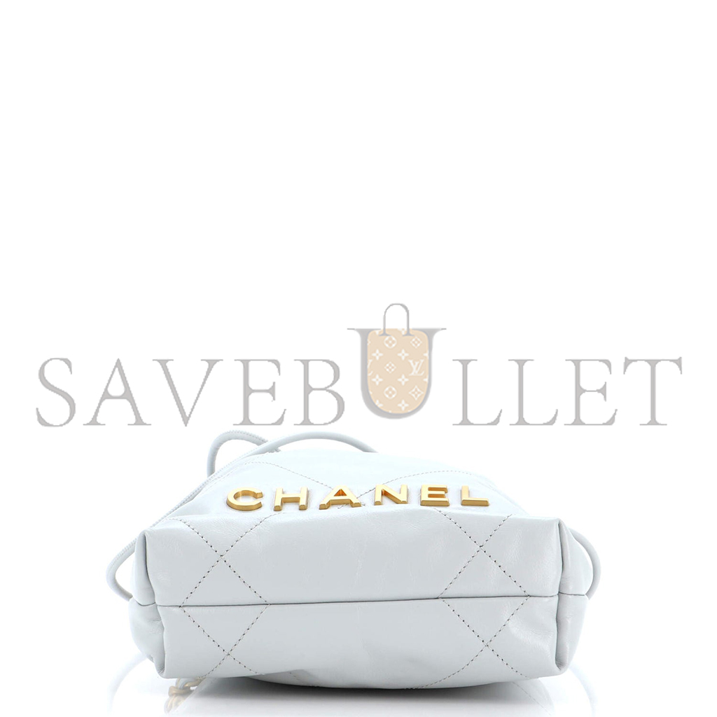 Ch*el master 22 chain hobo quilted calfskin mini (20*19*6cm)